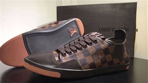 Deportivas Louis vuitton Marrón talla 38 EU de en Piel de potro 